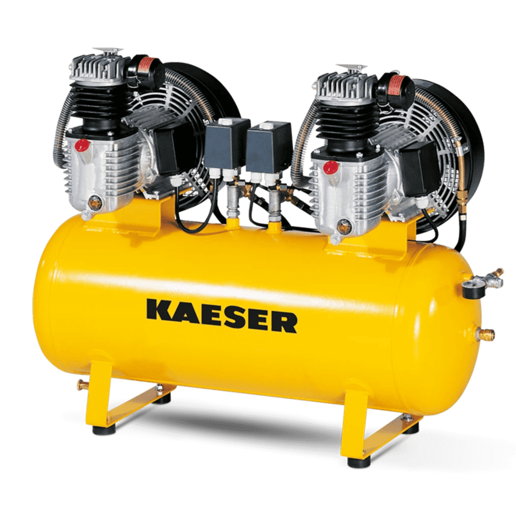 Industrial quality oil-lubricated reciprocating compressors KCCD and KCD series